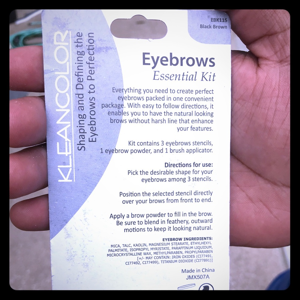Black Brown Eyebrow Kit
